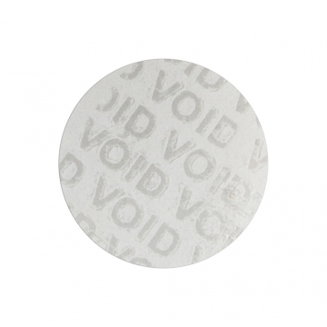 VOID transparent sticker 25 mm